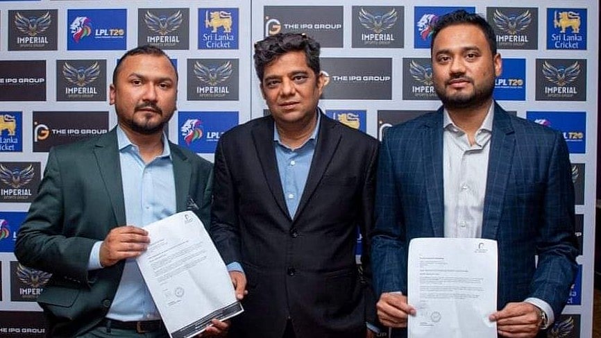 Photo: X/ @sm_wajith : The Dambulla franchise was bought by Imperial Sports Group, led by Bangladeshi entrepreneurs Tamim Rahman and Golam Rakib.