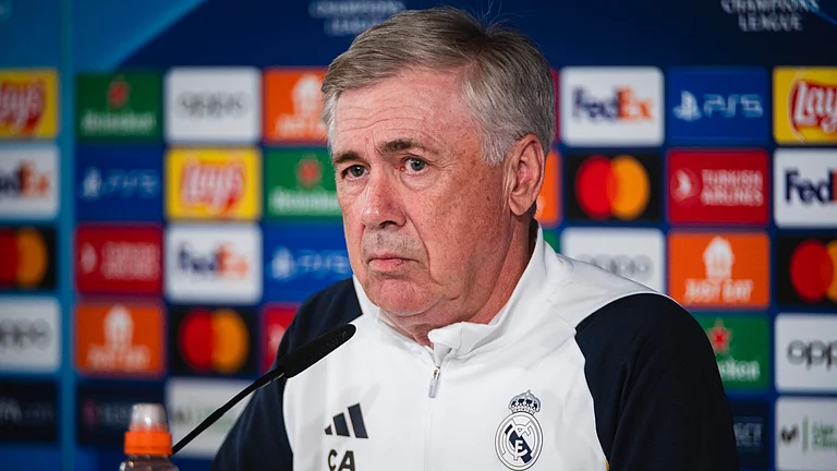 Carlo Ancelotti says Real Madrid must improve after their UEFA Champions League semi-final, first-leg draw with Bayern Munich. - null