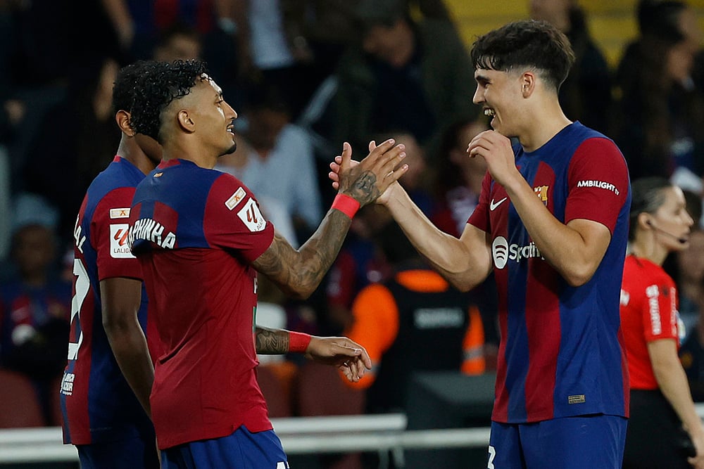 | Photo: AP/Joan Monfort : La Liga: Barcelona vs Real Sociedad