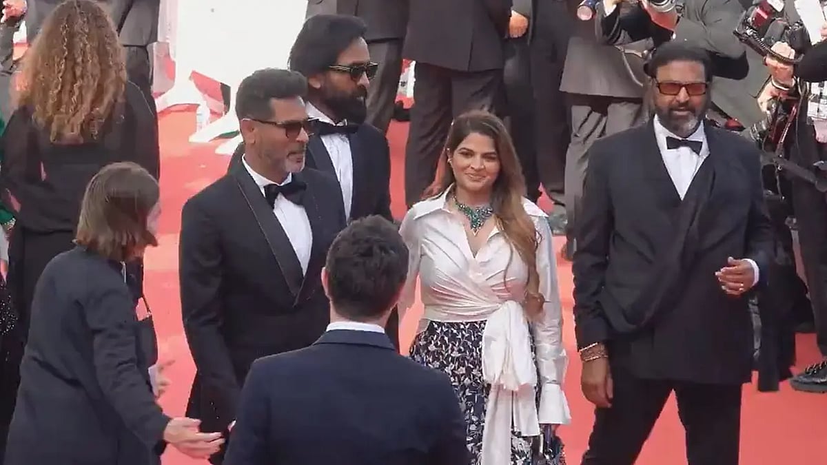 Instagram : Vishnu Manchu and his wife, Viranica along with Prabhu Deva and Mohan Babu