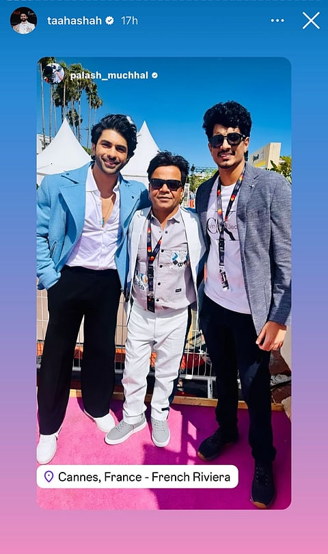 Taha Shah, Rajpal Yadav and Palaash Muchhal