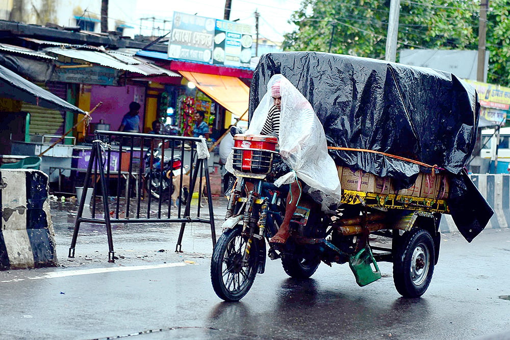 Rainfall aftermath of Cyclone Remal