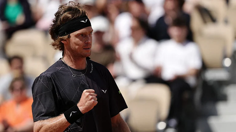 Rublev is into round two at Roland Garros. - null