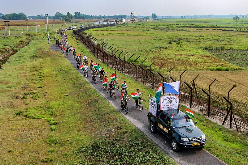 Border Security Force cycle rally