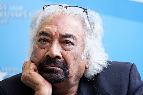 Getty Images : Former Indian Overseas Congress Chairperson, inventor, telecommunication engineer and entrepreneur Satyanarayan Gangaram Pitroda (Sam Pitroda) attends a conference at the Brussels Press Club on September 8, 2023 in Brussels, Belgium. 