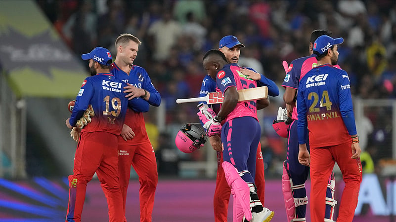 RR beat RCB by four wickets. AP Photo