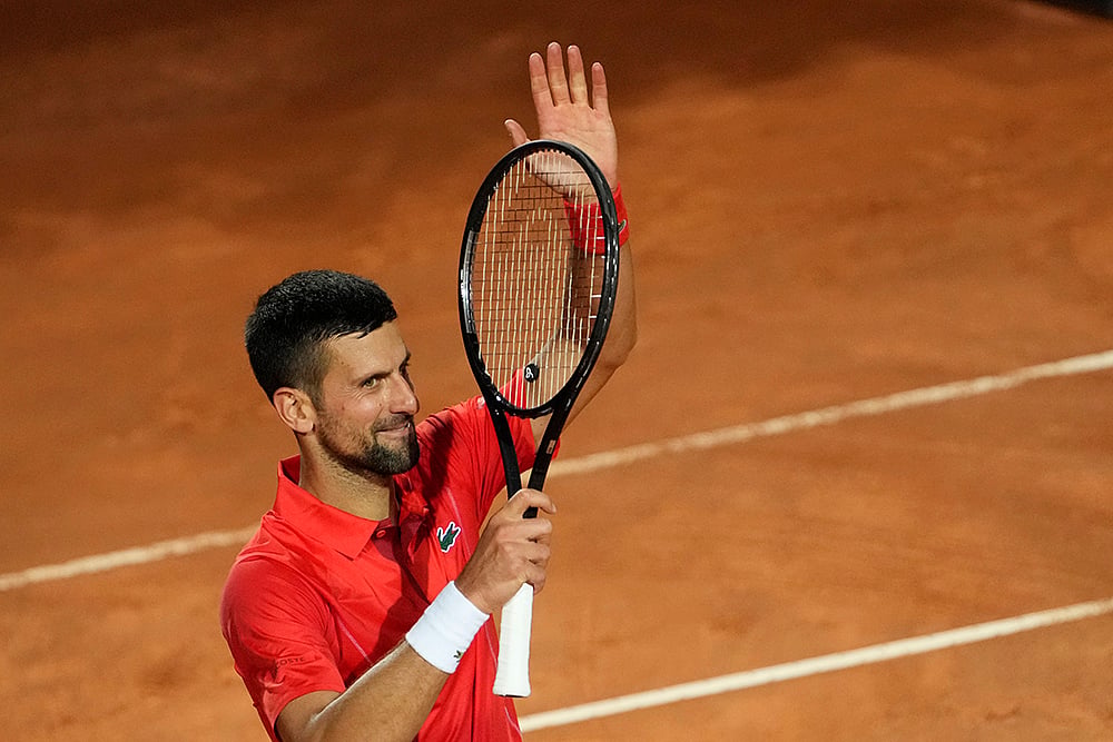 Italian Open: Novak Djokovic vs Corentin Moutet  - | Photo: AP/Alessandra Tarantino