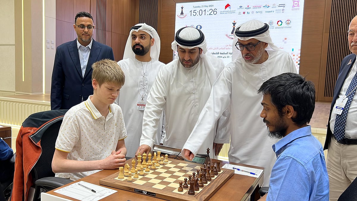 X/@ChessBaseIndia : Sharjah Masters Chess Tournament