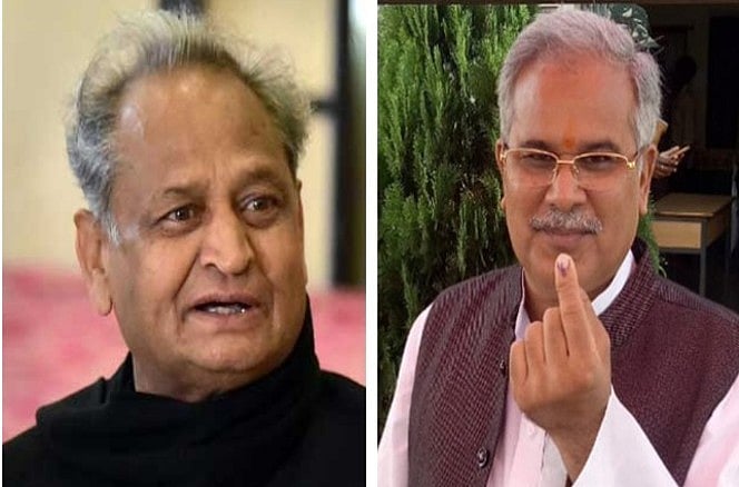 Ashok Gehlot and Bhupesh Baghel
