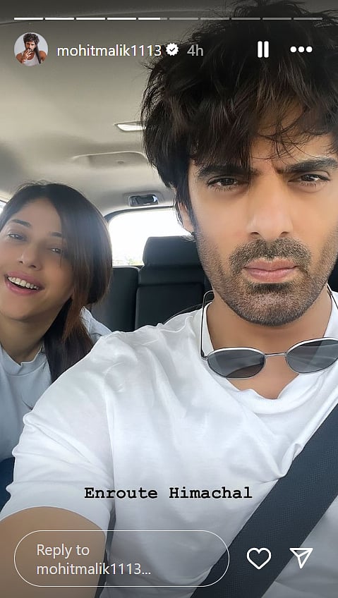 Mohit Malik and his wife Addite Shirwaikar