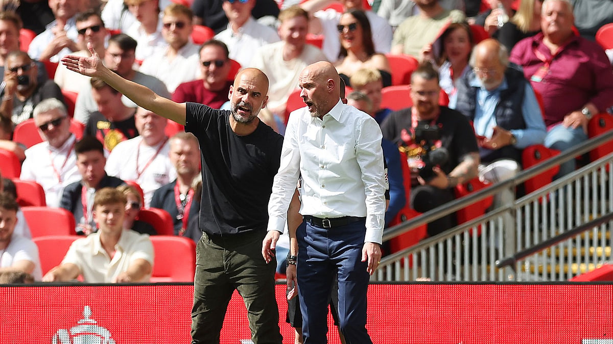 Manchester United and Manchester City meet again at Wembley. - null