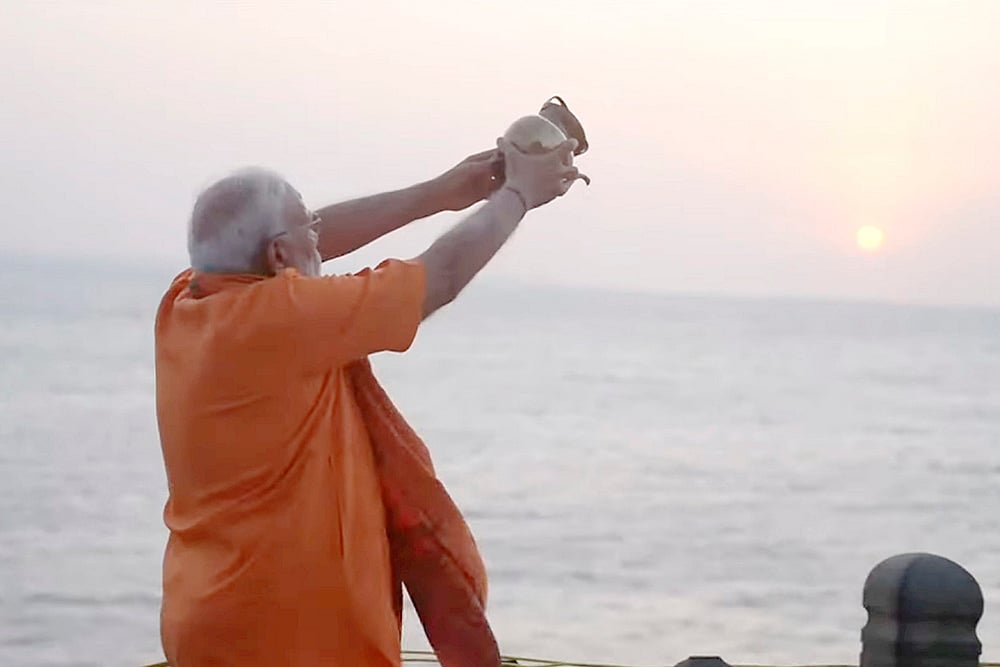Narendra Modi in Kanniyakumari
