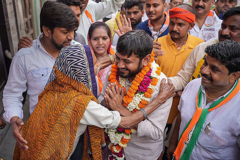 Congress candidate Kanhaiya Kumar