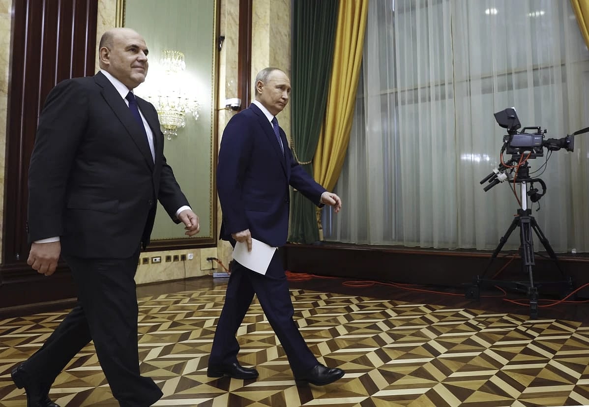 AP : Russian President Vladimir Putin reappoints Mikhail Mishustin as the country's prime minister 