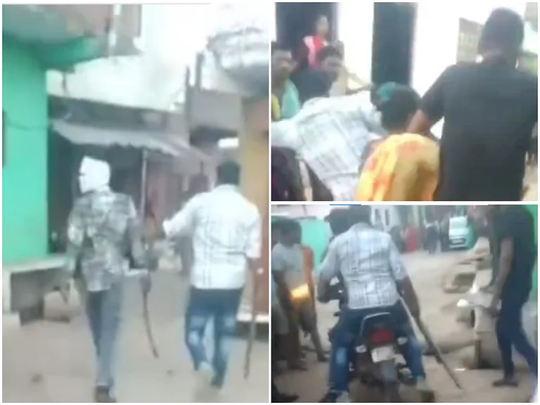 Screengrab from the purported video of the incident. - X/@subhi_karma