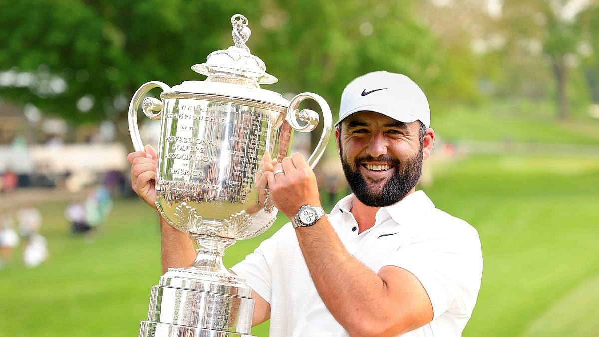 Fresh off his second Masters victory, Scheffler beat another strong field in the RBC Heritage for his fourth win in five tournaments. - Photo: X/ @SchefflerLegion