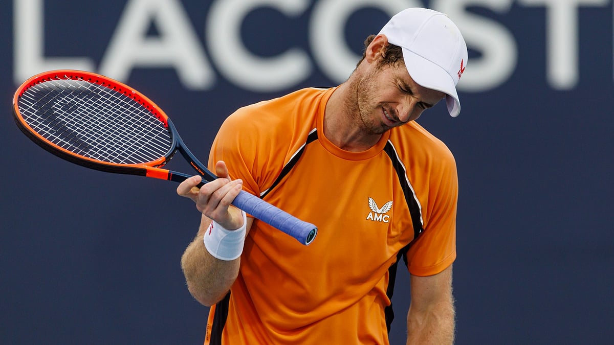 Andy Murray was not happy - null
