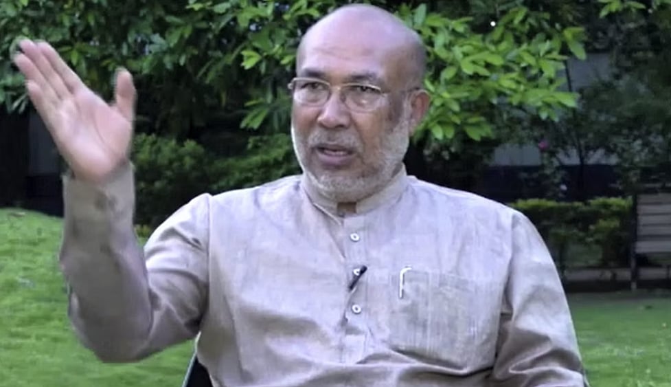 PTI  : Manipur Chief Minister N Biren Singh |