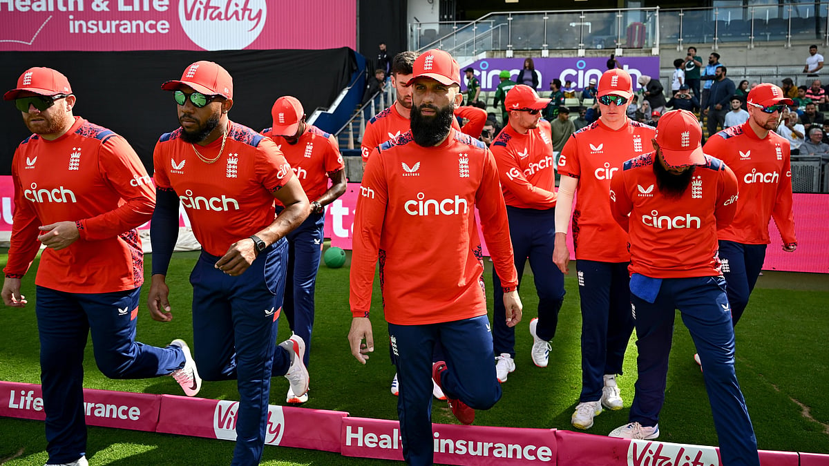 England national cricket team stepping out to field. - Photo: X/ @englandcricket