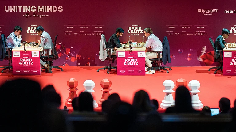 The Superbet Grand Chess Tour in Poland is witnessing some extremely high-quality chess. - Photo: X/ @ChessbaseIndia