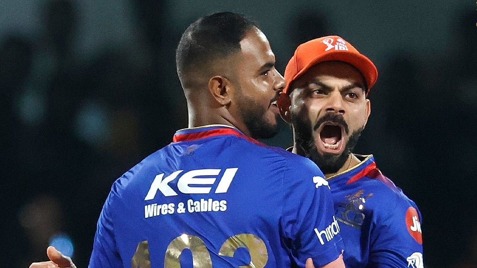 Virat Kohli celebrates  - X/@IPL