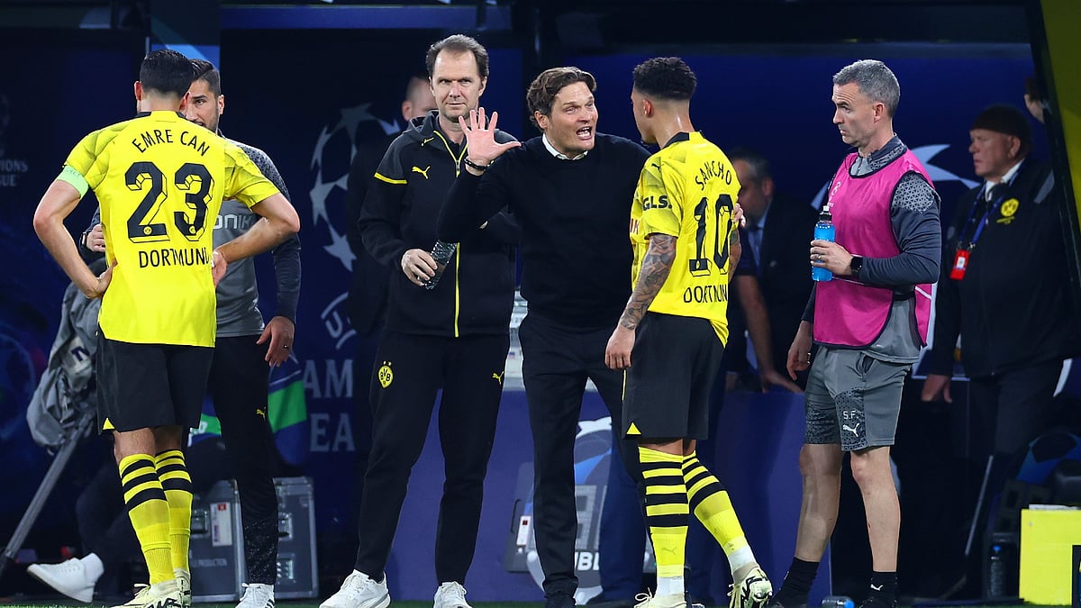 Edin Terzic and Jadon Sancho - null