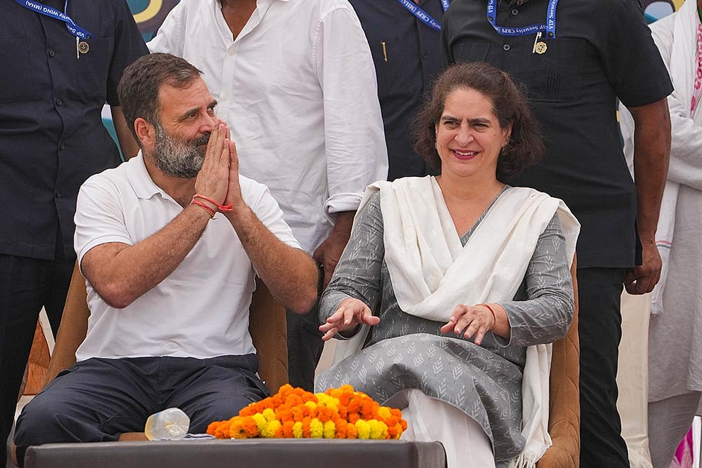 Photo: PTI/Arun Sharma : Campaign for LS polls