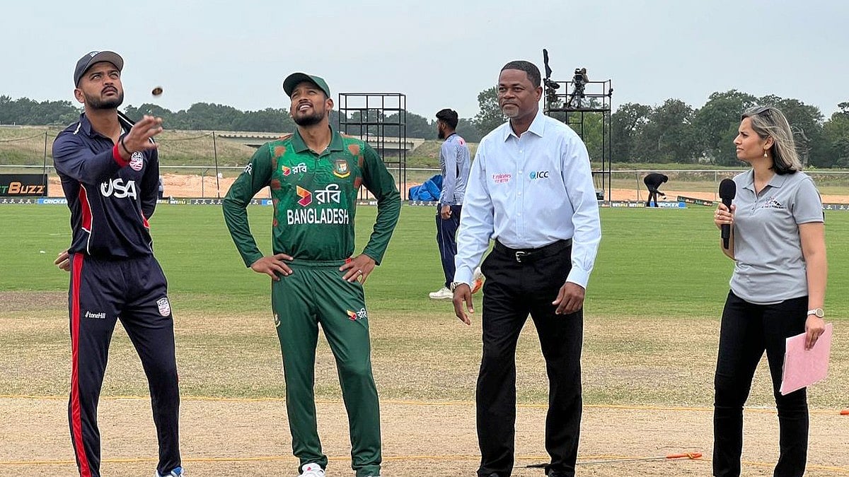 USA defeated a full-strength Bangladesh team to take a 2-0 lead in the three-match T20I series. - X/BCBtigers