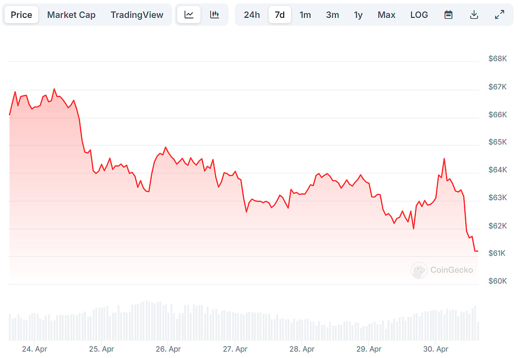Bitcoin Slumps