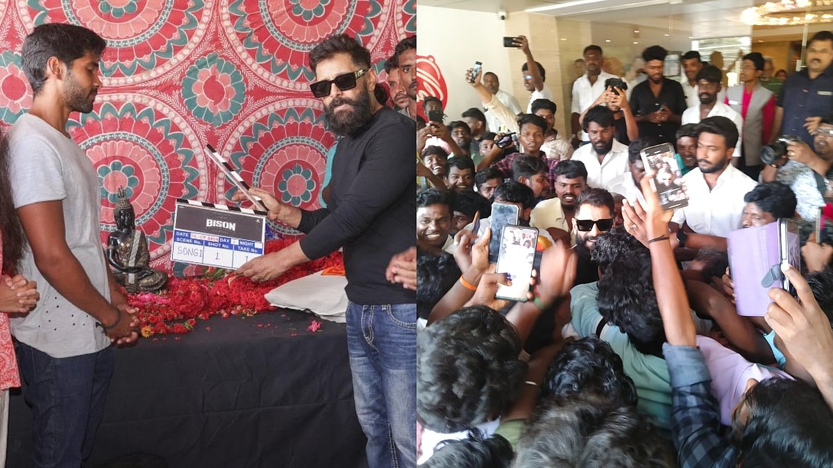 X : Chiyaan Vikram mobbed by fans 