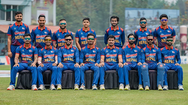 Nepal cricket team file photo, CricketNEP Twitter handle