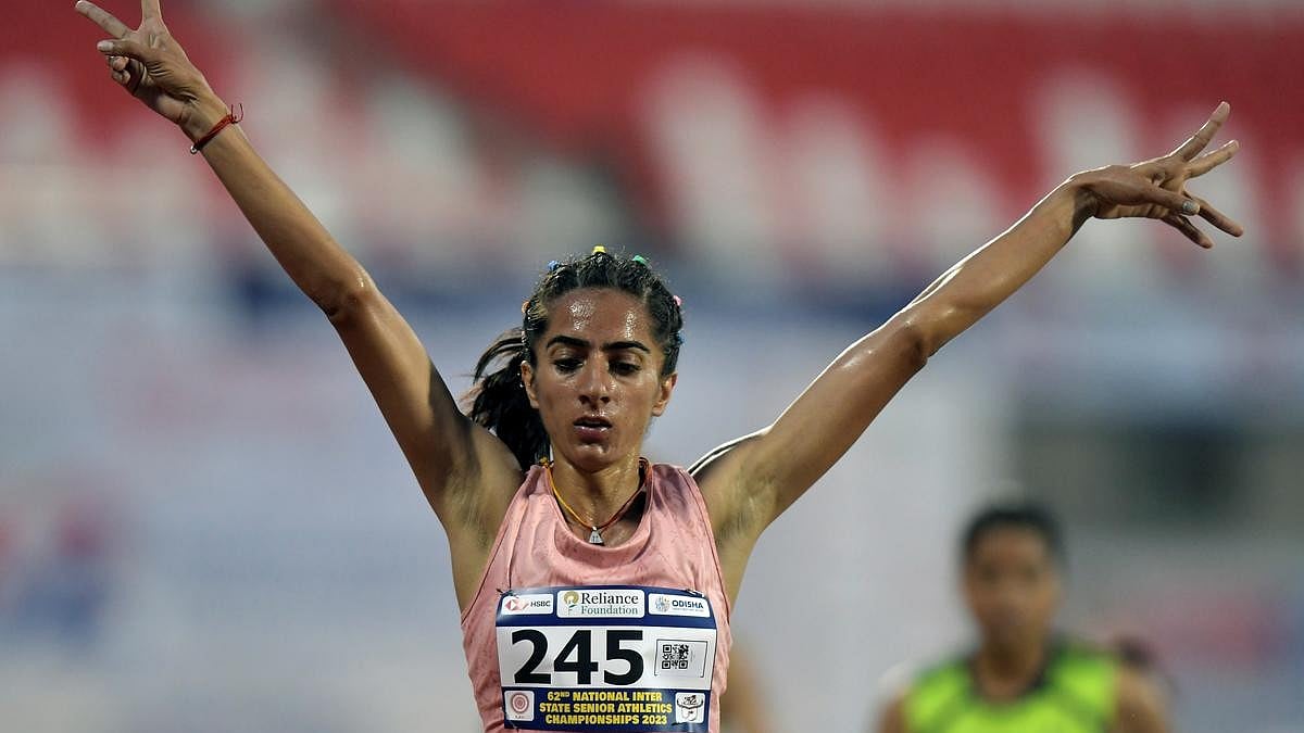 Indian track athlete K M Deeksha - X/@media_sai