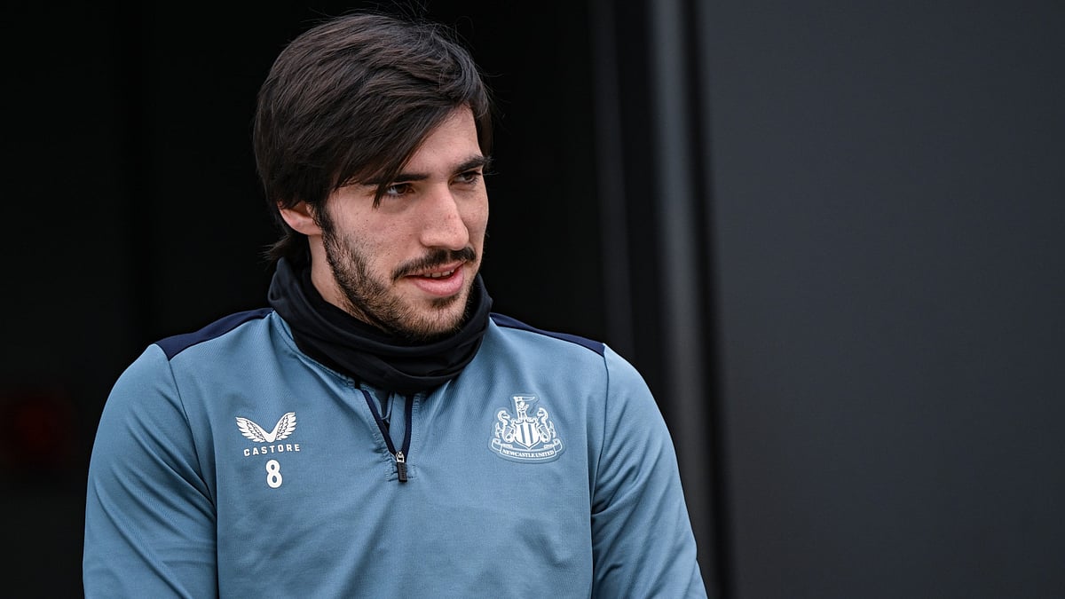 Sandro Tonali has been able to train with his team-mates while banned