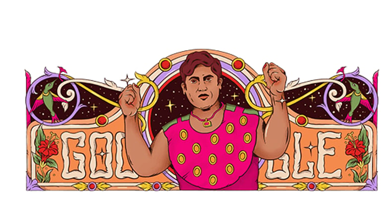 Google  : Google Doodle Honours India's First Female Wrestler Hamida Banu