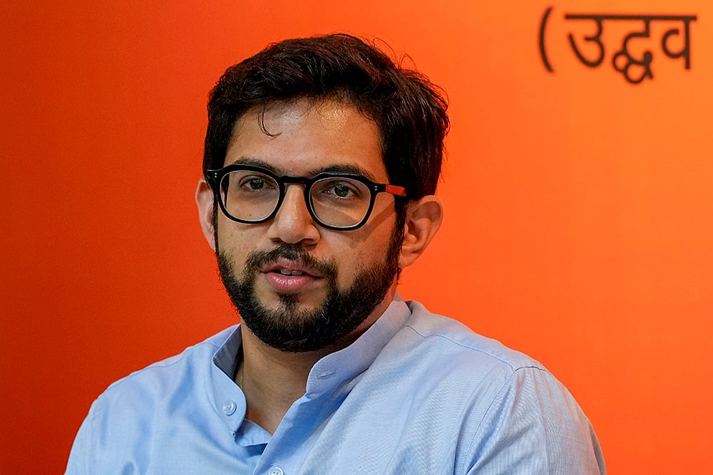 Shiv Sena (UBT) leader Aaditya Thackeray in Mumbai