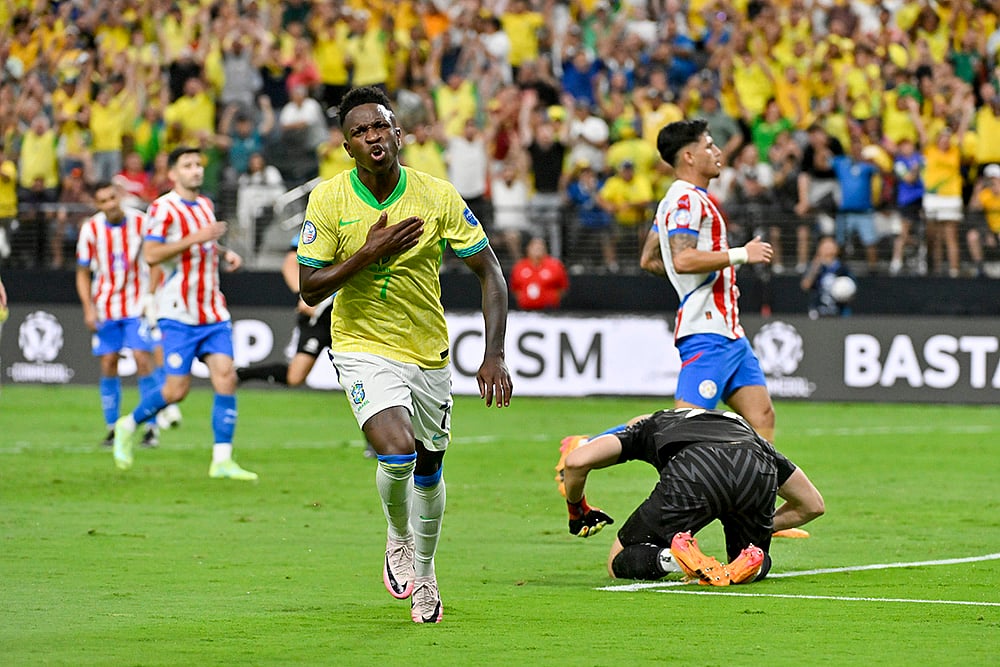 2024 Copa America Soccer Paraguay vs Brazil Photo_8