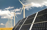 Representational Image - Solar Panels and Windmills