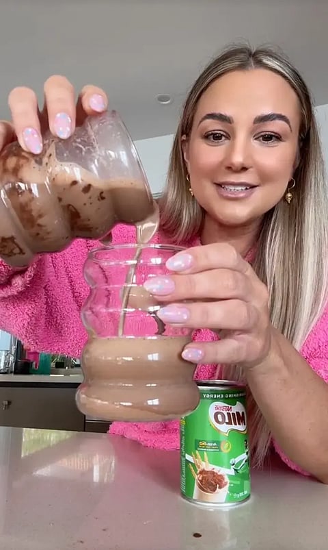 Karina Irby Milo drink preparation video sparks controversy.