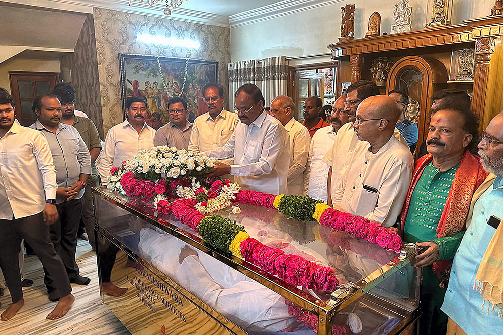 Former Vice President M Venkaiah Naidu