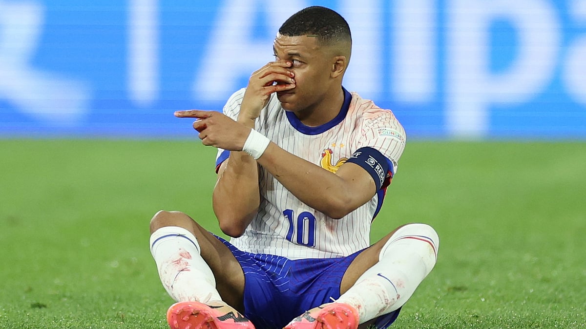 France captain, Kylian Mbappe. - null