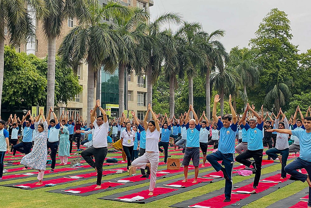 10th International Day of Yoga Day celebrations Photos_5