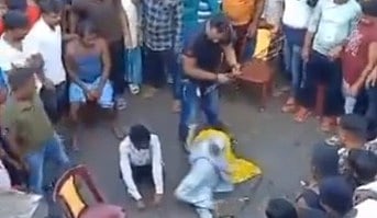 X/Screengrab : Couple In 'Illicit Relationship' Beaten In Bengal |