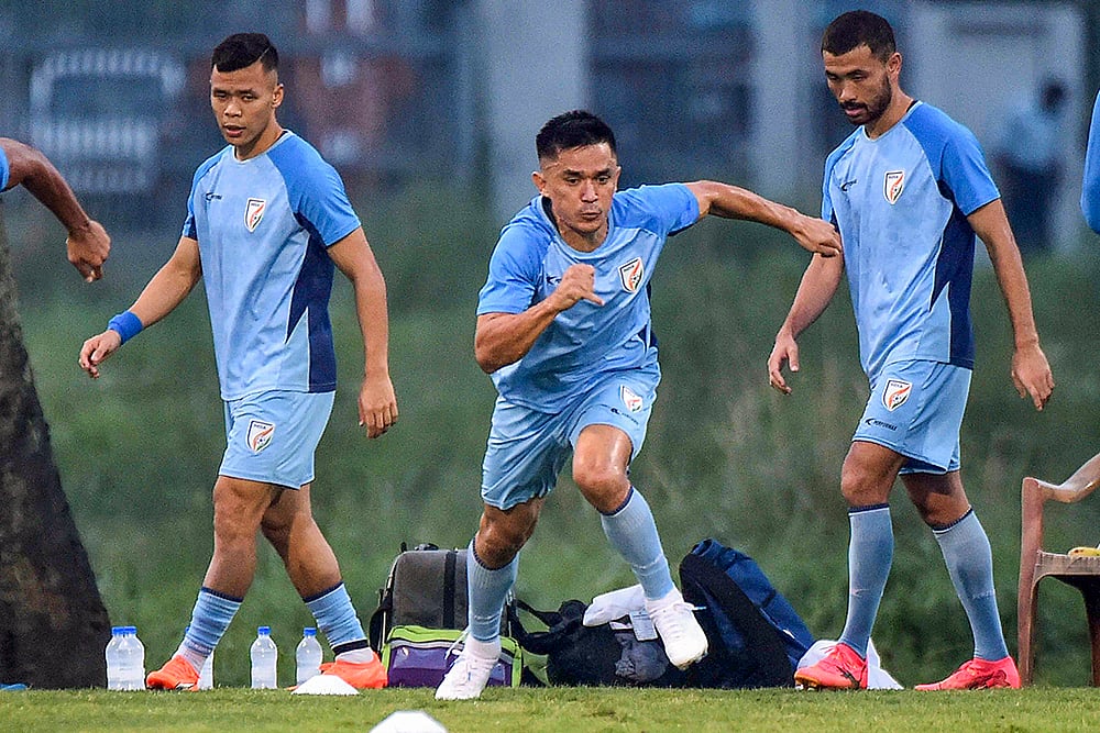 Indian football team captain Sunil Chhetri Photo_6
