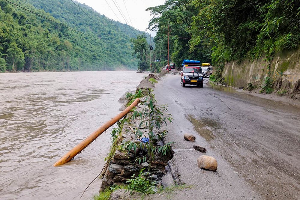 sikkim floods 2024 pics_9