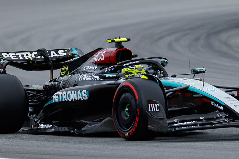 Mercedes driver Lewis Hamilton