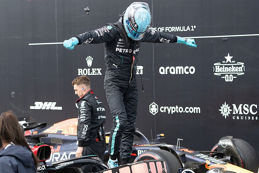 Mercedes driver George Russell