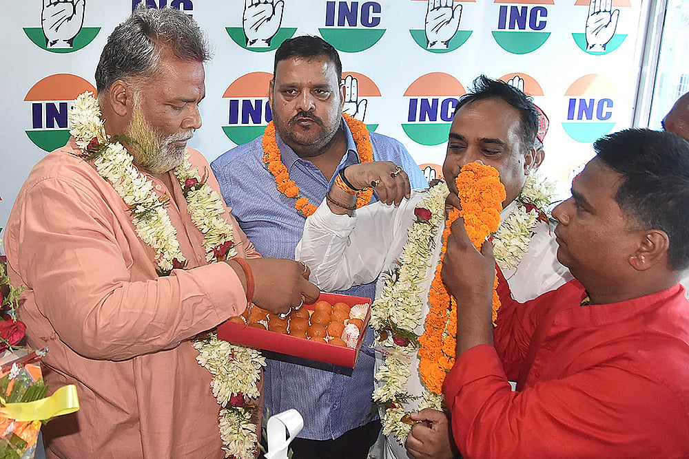 Pappu Yadav in Patna