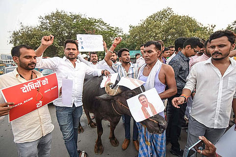 Protest over NEET, UGC-NET row