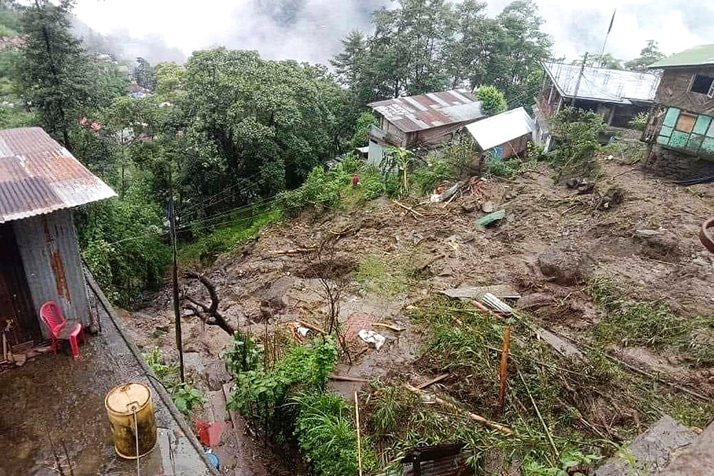 Rains in Sikkim