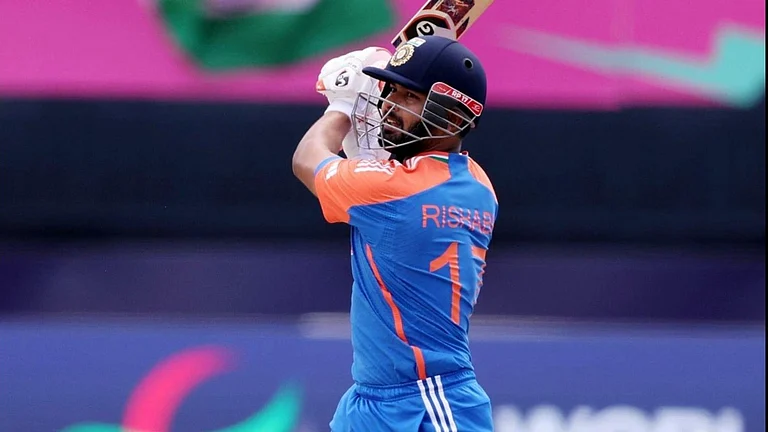 Rishabh Pant made a strong comeback and scored 36 runs in match against Ireland. - RishabhPant17/X